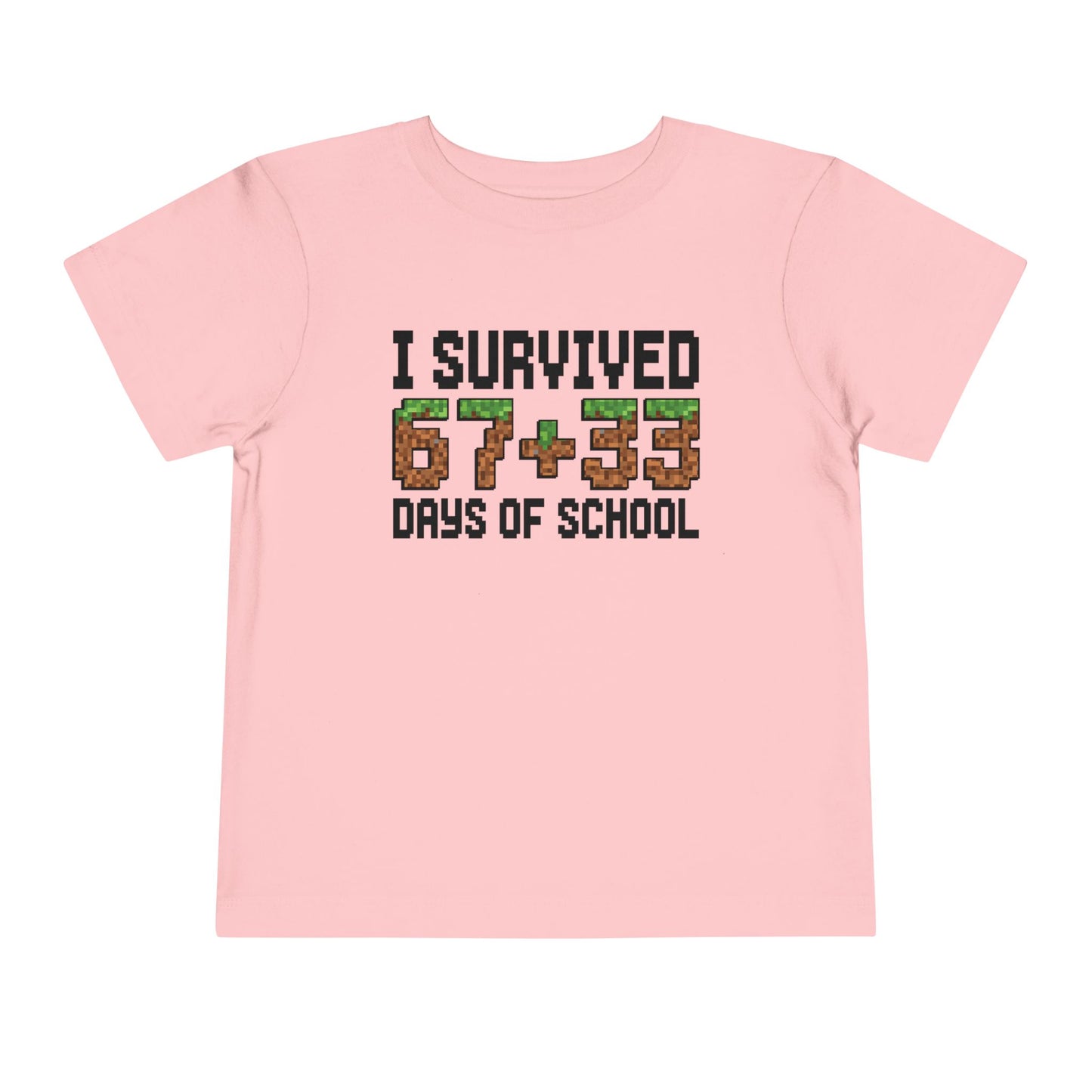 I Survived 67+33 Days of School - End-of-Year Graduation Shirt, School Humor T Shirt