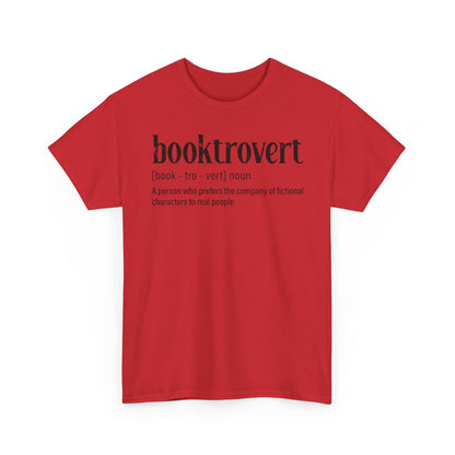 Booktrovert Definition Tee – "booktrovert" Literary Reader T‑Shirt