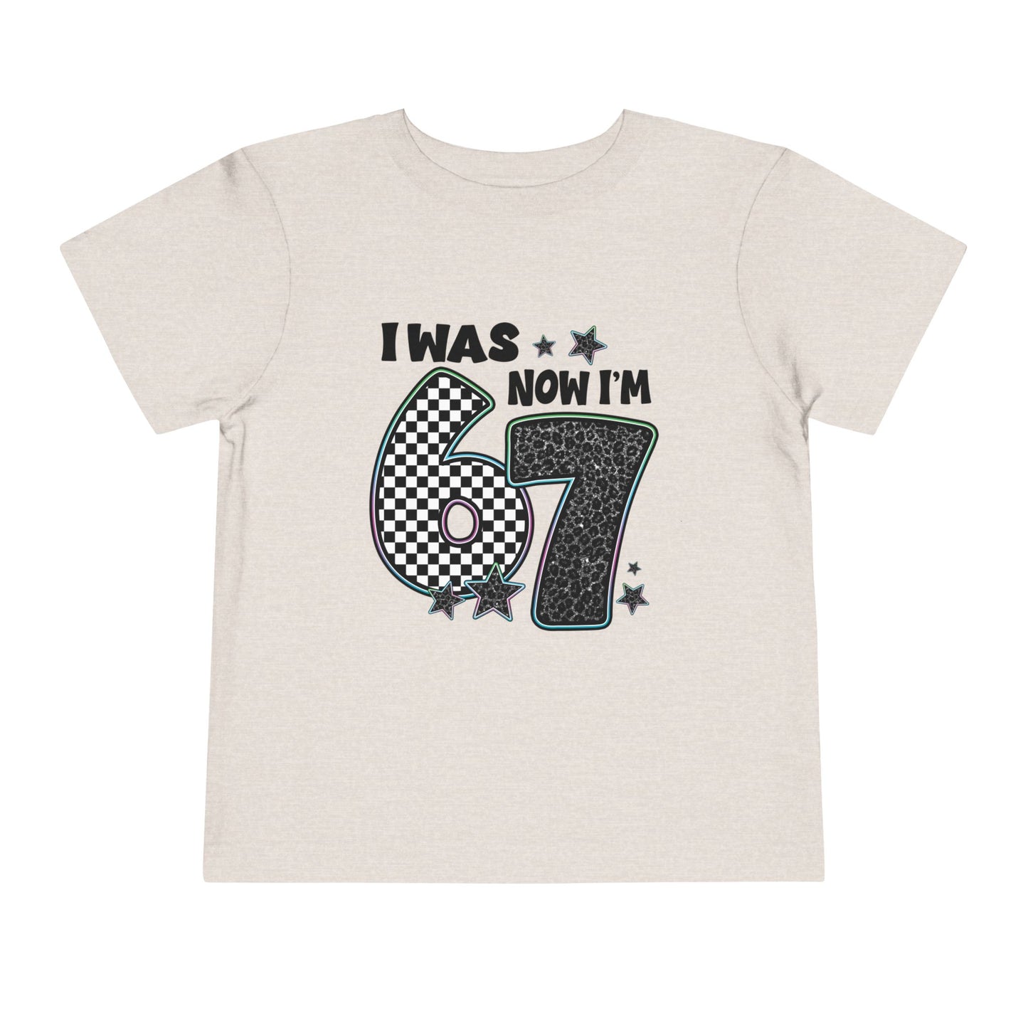I Was 6 Now I’m 7” Birthday Shirt - Kids Party Gift t-shirt, Funny Kids Celebration
