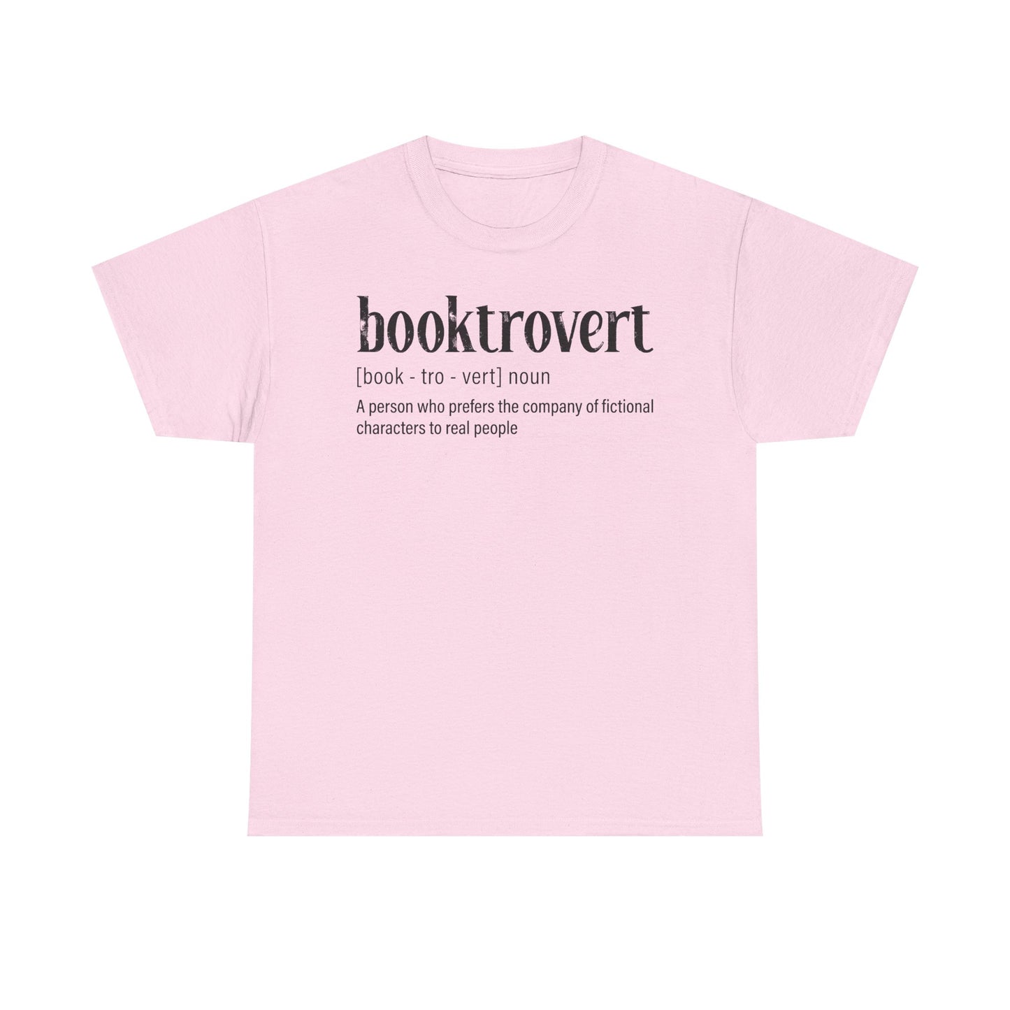 Booktrovert Definition Tee – "booktrovert" Literary Reader T‑Shirt