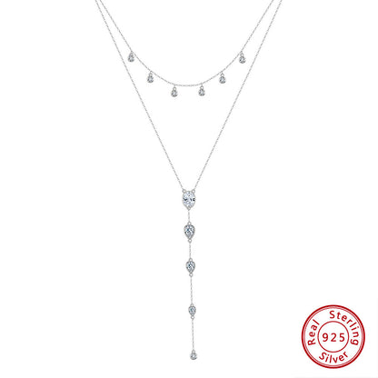 Sterling Silver Twin Lasso Necklace for Women