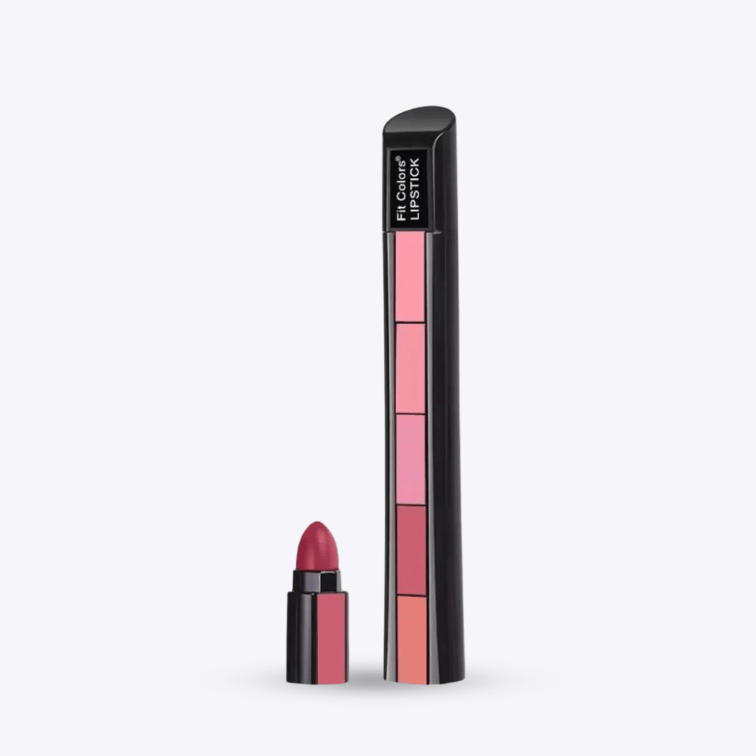 5 - in - 1 Velvet Matte Lipstick Set – Long - Lasting, 5 Color Combination - Beauty Belliss