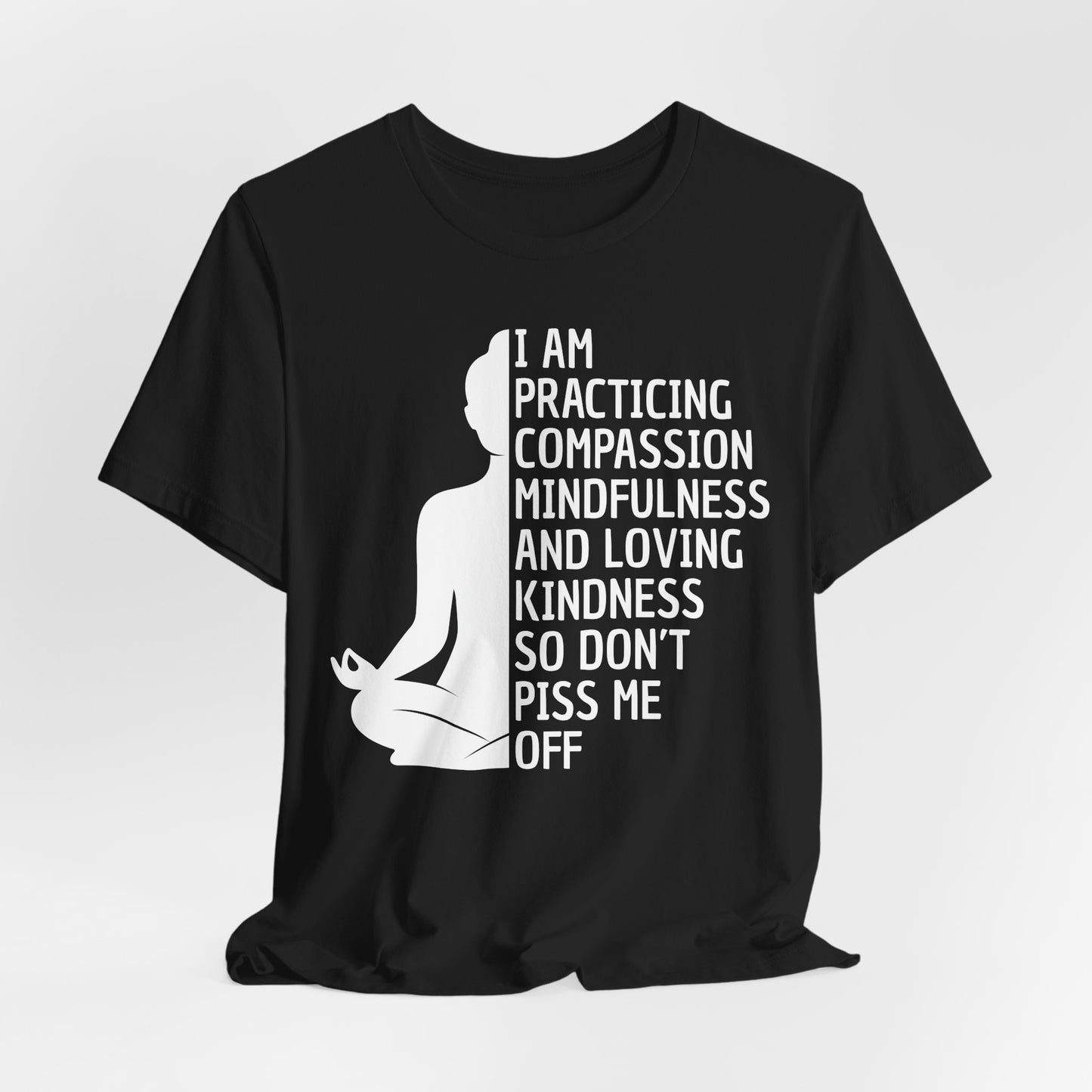 I Am Practicing Compassion So Don’t Piss Me Off T Shirt - Funny Quotes shirt, Sarcastic Quotes