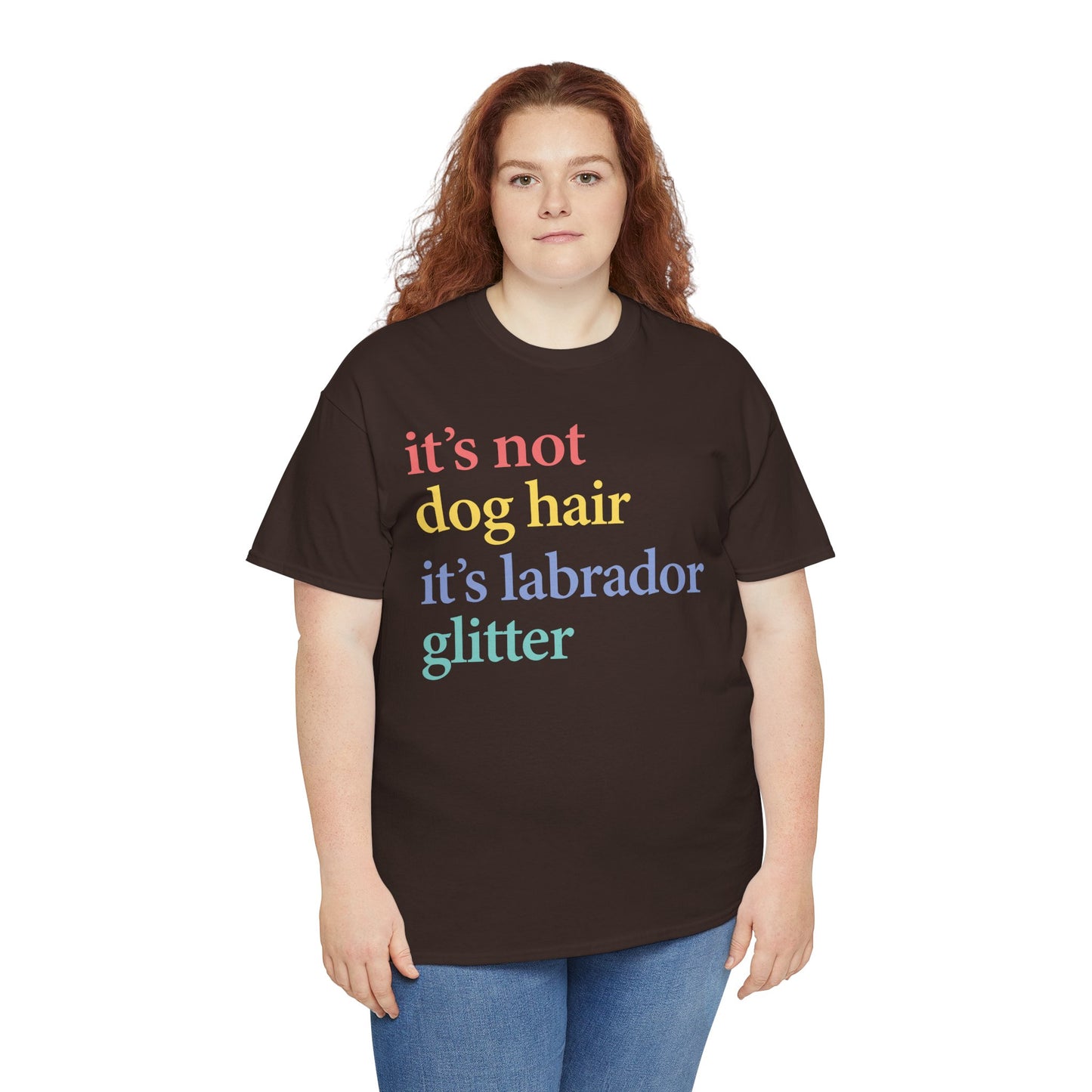 Labrador Glitter T-Shirt - it's not dog hair it's labrador glitter shirt, Funny Pet Owner T Shirt