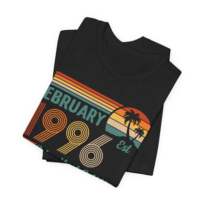 February 1996 Limited Edition shirt - Retro Vintage Birthday T‑Shirt, Classic Birthday Gift