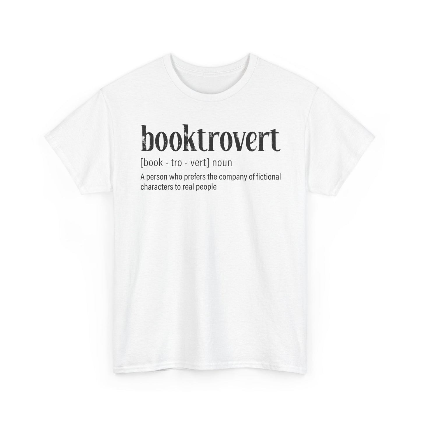 Booktrovert Definition Tee – "booktrovert" Literary Reader T‑Shirt