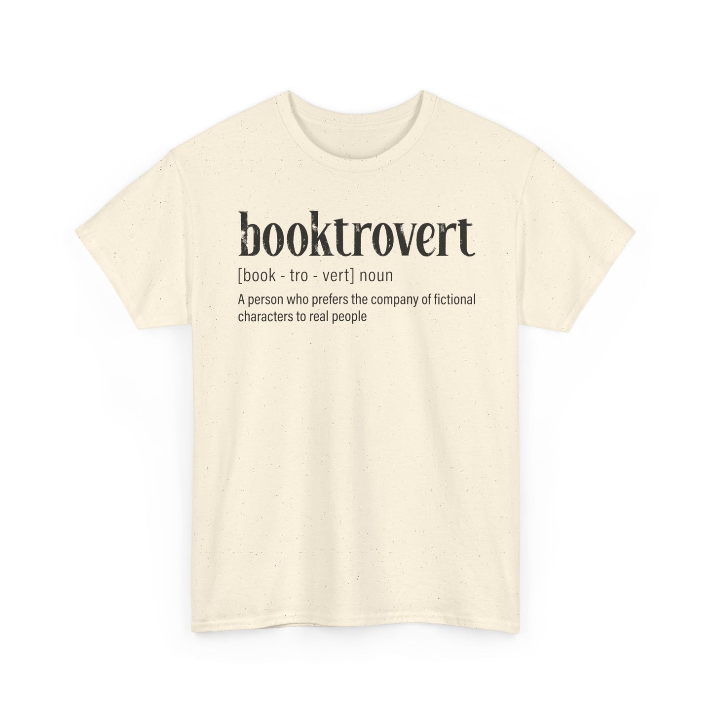 Booktrovert Definition Tee – "booktrovert" Literary Reader T‑Shirt