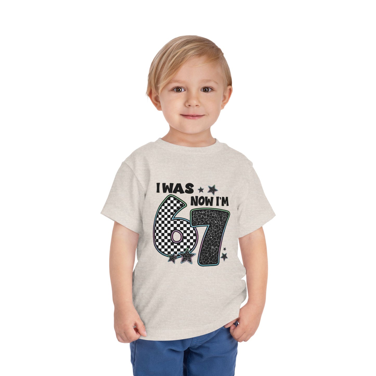 I Was 6 Now I’m 7” Birthday Shirt - Kids Party Gift t-shirt, Funny Kids Celebration