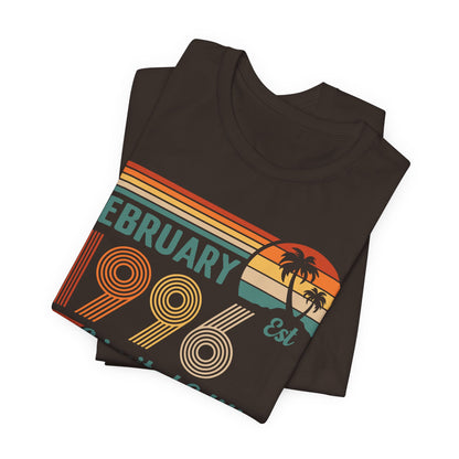 February 1996 Limited Edition shirt - Retro Vintage Birthday T‑Shirt, Classic Birthday Gift