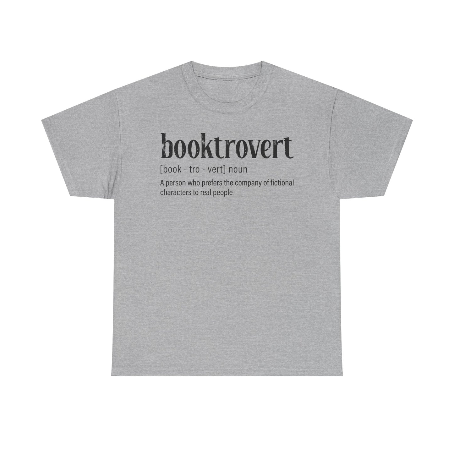 Booktrovert Definition Tee – "booktrovert" Literary Reader T‑Shirt