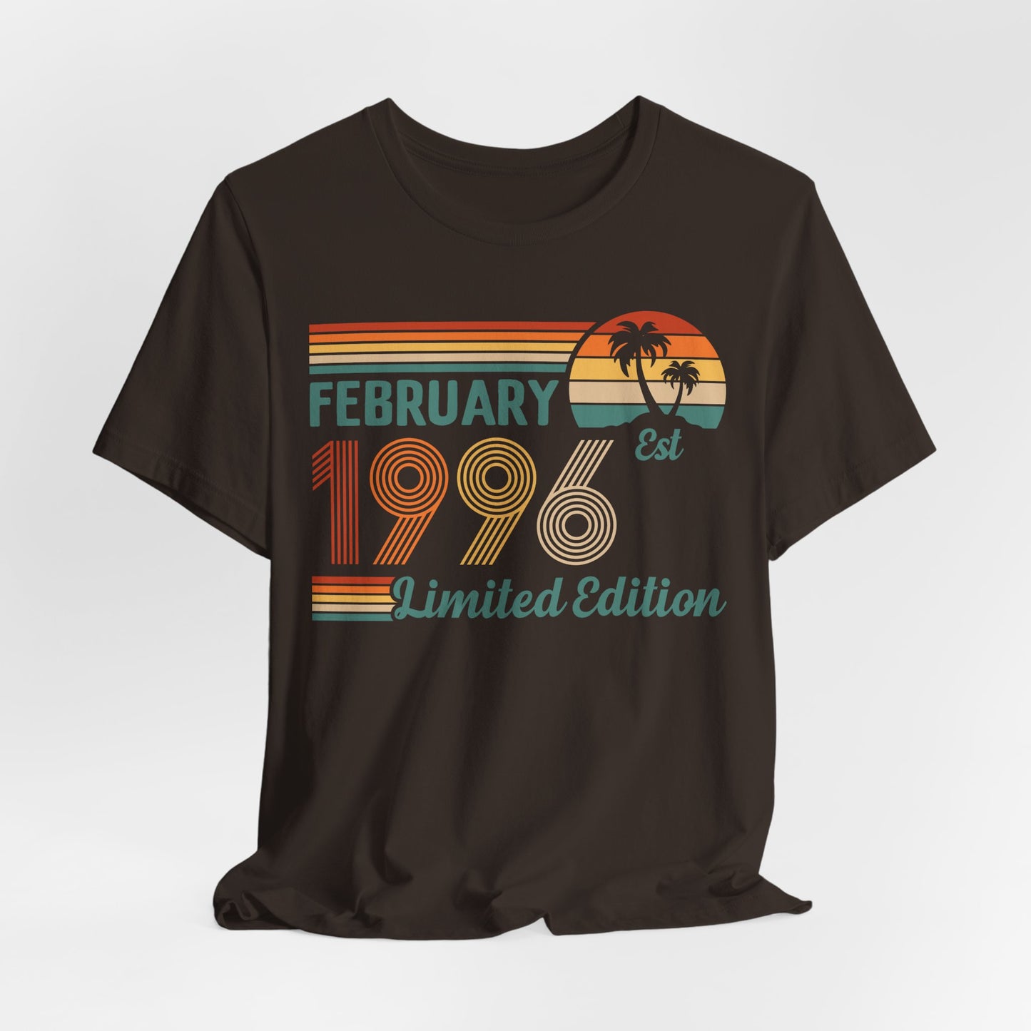 February 1996 Limited Edition shirt - Retro Vintage Birthday T‑Shirt, Classic Birthday Gift