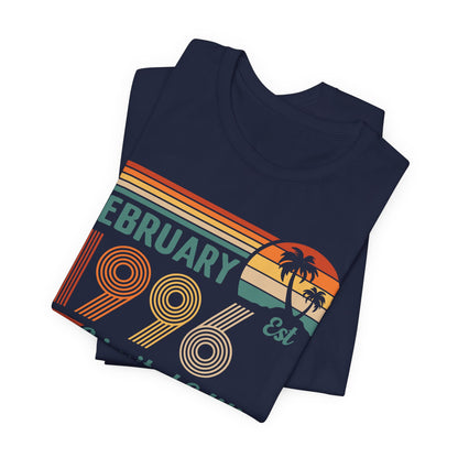 February 1996 Limited Edition shirt - Retro Vintage Birthday T‑Shirt, Classic Birthday Gift