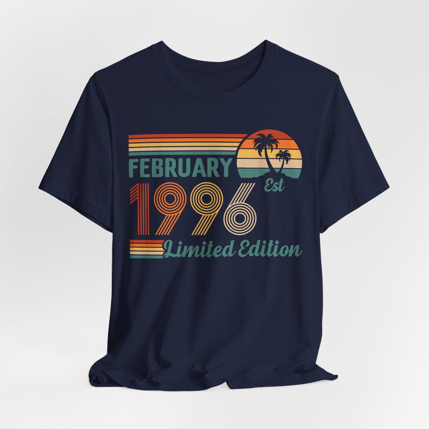 February 1996 Limited Edition shirt - Retro Vintage Birthday T‑Shirt, Classic Birthday Gift
