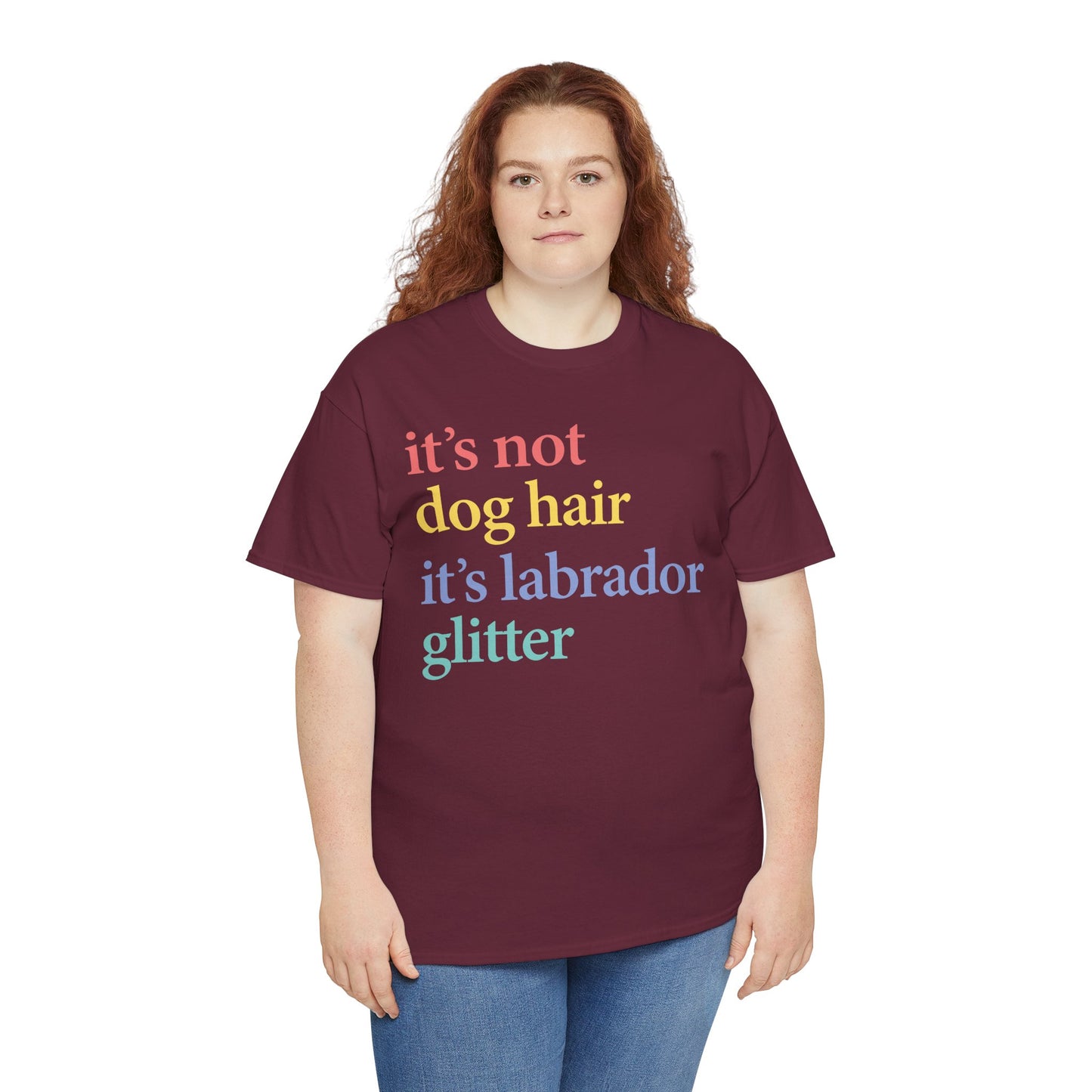 Labrador Glitter T-Shirt - it's not dog hair it's labrador glitter shirt, Funny Pet Owner T Shirt