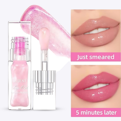 Color Changing Lip Oil, Long Lasting Nourishing Lip Glow Oil Non-sticky
