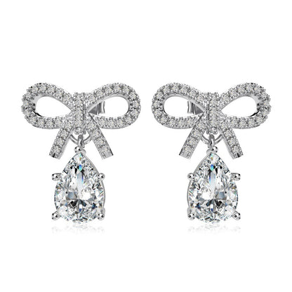 Elegant sterling silver earrings