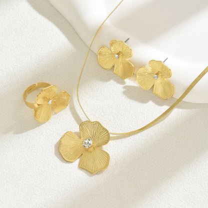 Simple Ladies Necklace and Earring Sets for Women – Perfect for Suit Niche