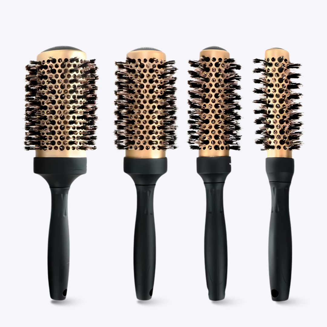 Round Hair Brush Professional Hair Styling Brush, Round Curling Brush Bristle