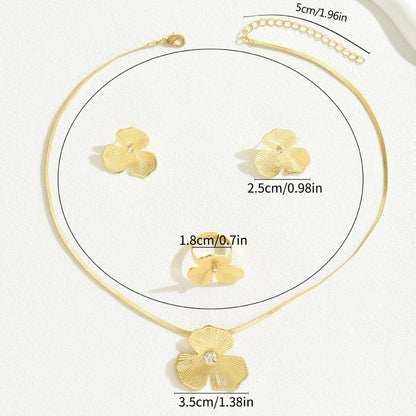 Simple Ladies Necklace and Earring Sets for Women – Perfect for Suit Niche