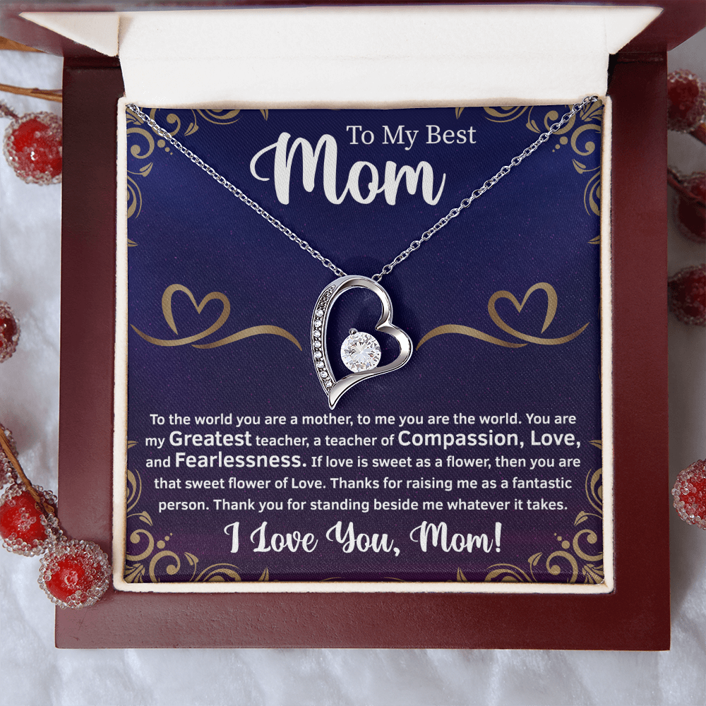 To My Mom Necklace From Son Gifts For Mom From Son - Necklace For Mother From Son, Jewelry Gifts for Mother s Day, Christmas Gift Ideas for Mom