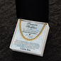 Cuban Link Chain Promise Necklace – Sentimental Promise Jewelry – Anniversary or Commitment Gift