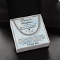 Cuban Link Chain Promise Necklace – Sentimental Promise Jewelry – Anniversary or Commitment Gift