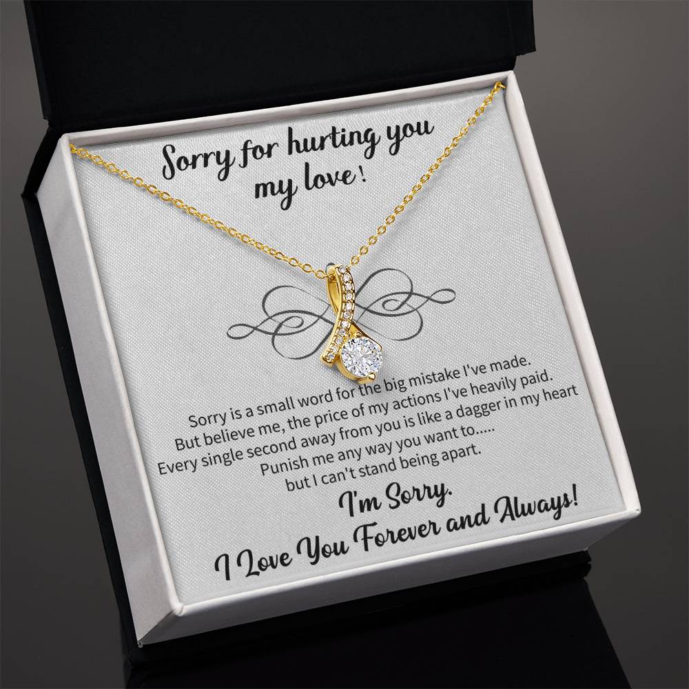 Sorry for Hurting you my love Alluring Beauty Necklace