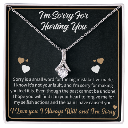 I'm sorry for Hurting you Alluring Beauty Necklace