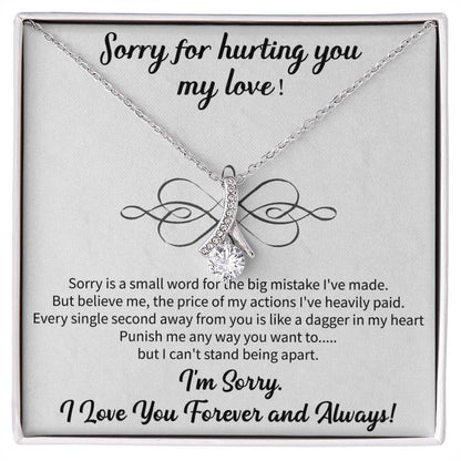 Sorry for Hurting you my love Alluring Beauty Necklace