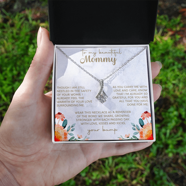 To My Beautiful Mommy Necklace,  Mother's Day Jewelry, Gift From Daughter, Mother Gift, Mum Jewelry, Present For Mommy