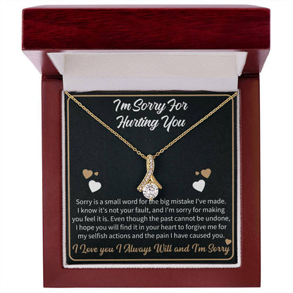 I'm sorry for Hurting you Alluring Beauty Necklace