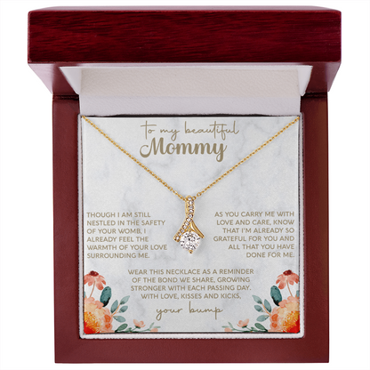 To My Beautiful Mommy Necklace,  Mother's Day Jewelry, Gift From Daughter, Mother Gift, Mum Jewelry, Present For Mommy