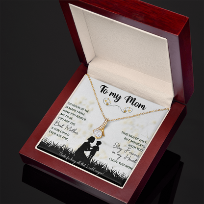 You Are The Best Mother Alluring Beauty Necklace, Mom Necklace, Mom Birthday Gift, Mother's Day Gifts