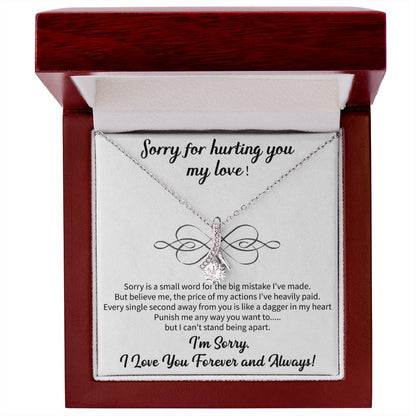 Sorry for Hurting you my love Alluring Beauty Necklace