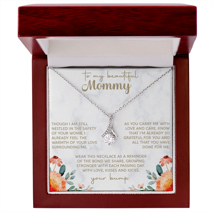 To My Beautiful Mommy Necklace,  Mother's Day Jewelry, Gift From Daughter, Mother Gift, Mum Jewelry, Present For Mommy