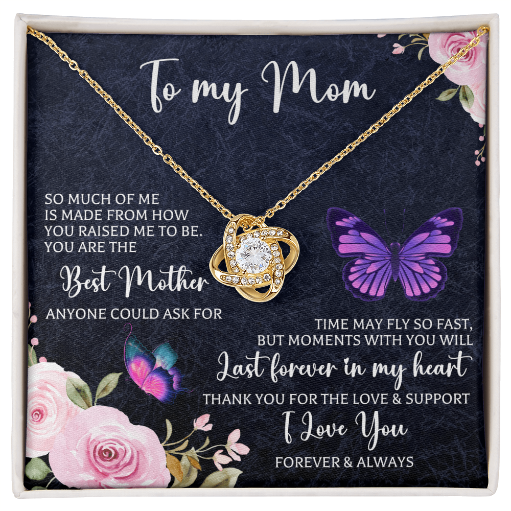 To My Mother Necklace, Mother's Day Gifts for Mom, Necklace for Mom from Son, Daughter, Birthday Gifts, Wedding Gifts for Mom