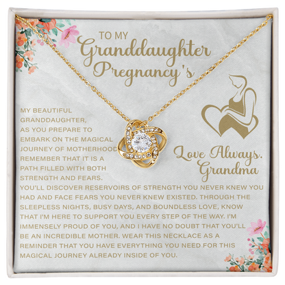 Granddaughter Pregnancy Gift For Granddaughter Baby Shower Gift For Mom To Be Gift For Expecting Mom Gift Pregnant Granddaughter Message Card Jewelry