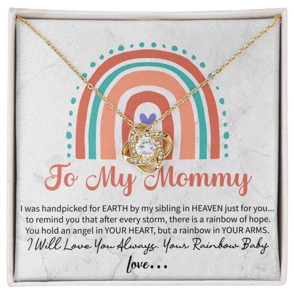 To my mommy Love Knot Necklace