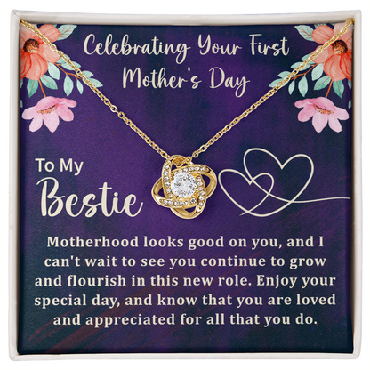 Celebrating First Mother's Day Necklace To Daughter from Mom