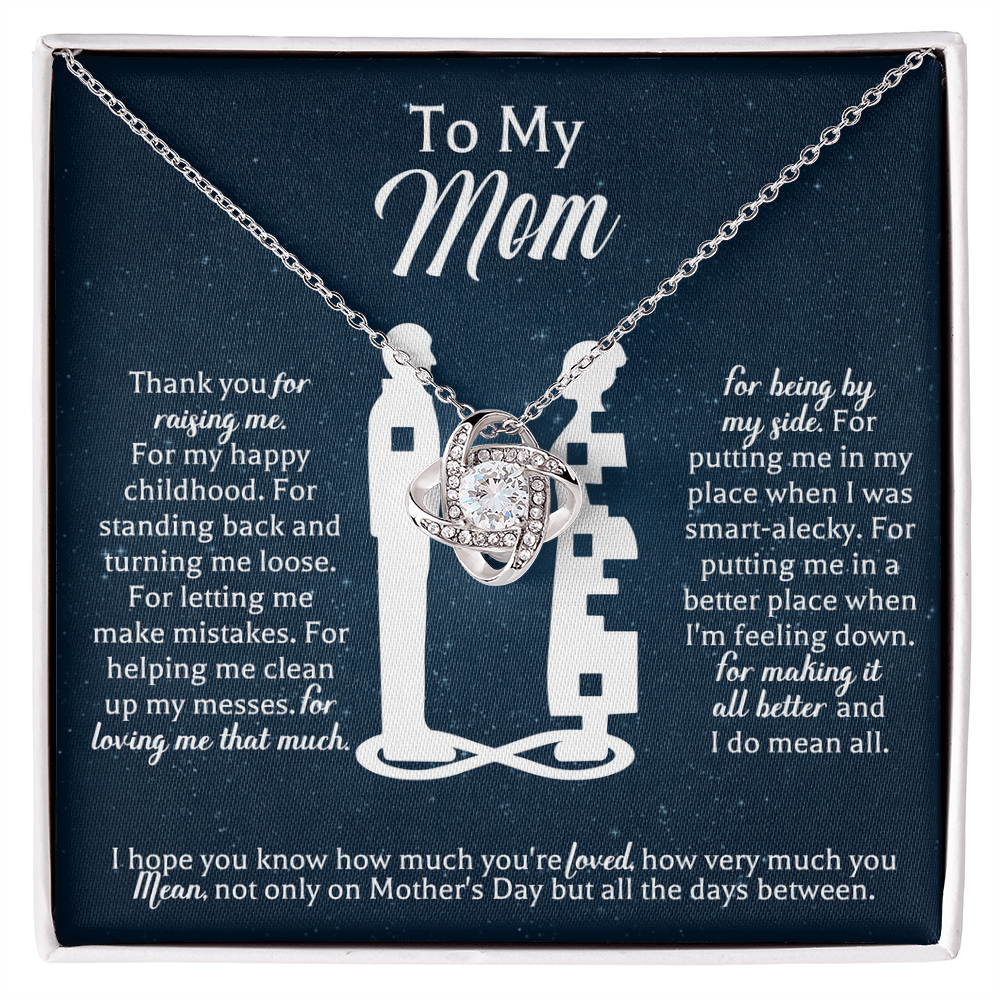 Necklace For Mom: To My Mom Presents, Mother's Day Birthday Gift Ideas From Daughter & Son