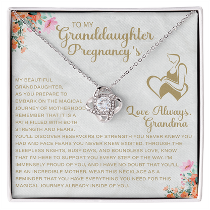Granddaughter Pregnancy Gift For Granddaughter Baby Shower Gift For Mom To Be Gift For Expecting Mom Gift Pregnant Granddaughter Message Card Jewelry