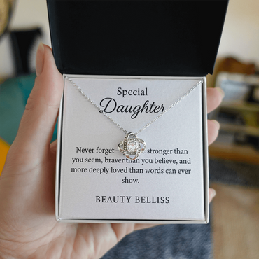 To My Daughter Necklace – Heartfelt Gift from Mom or Dad