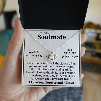 Soulmate Love Knot Necklace – Perfect Gift for Your Soulmate