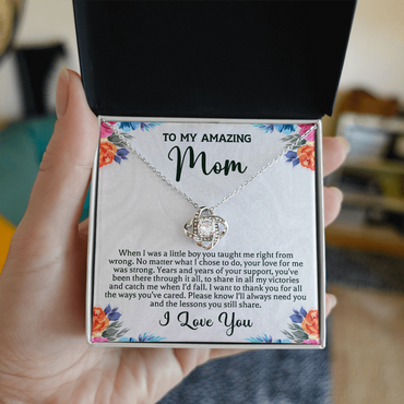 Mother's Day Necklace - To My Mom Necklace For Mother's Day Jewelry Birthday Gift