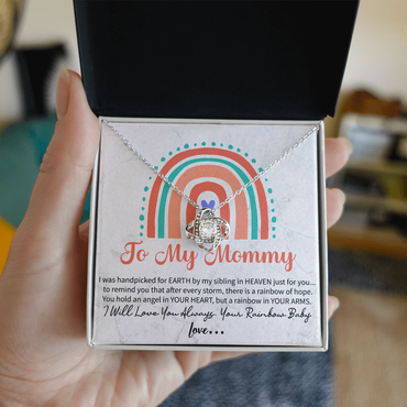 To my mommy Love Knot Necklace
