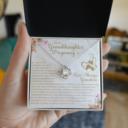 Granddaughter Pregnancy Gift For Granddaughter Baby Shower Gift For Mom To Be Gift For Expecting Mom Gift Pregnant Granddaughter Message Card Jewelry