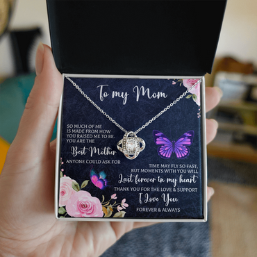 To My Mother Necklace, Mother's Day Gifts for Mom, Necklace for Mom from Son, Daughter, Birthday Gifts, Wedding Gifts for Mom