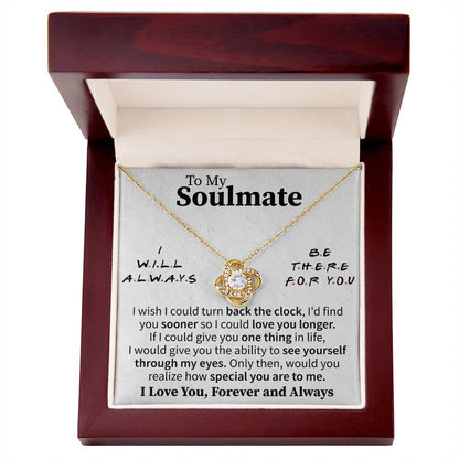 Soulmate Love Knot Necklace – Perfect Gift for Your Soulmate