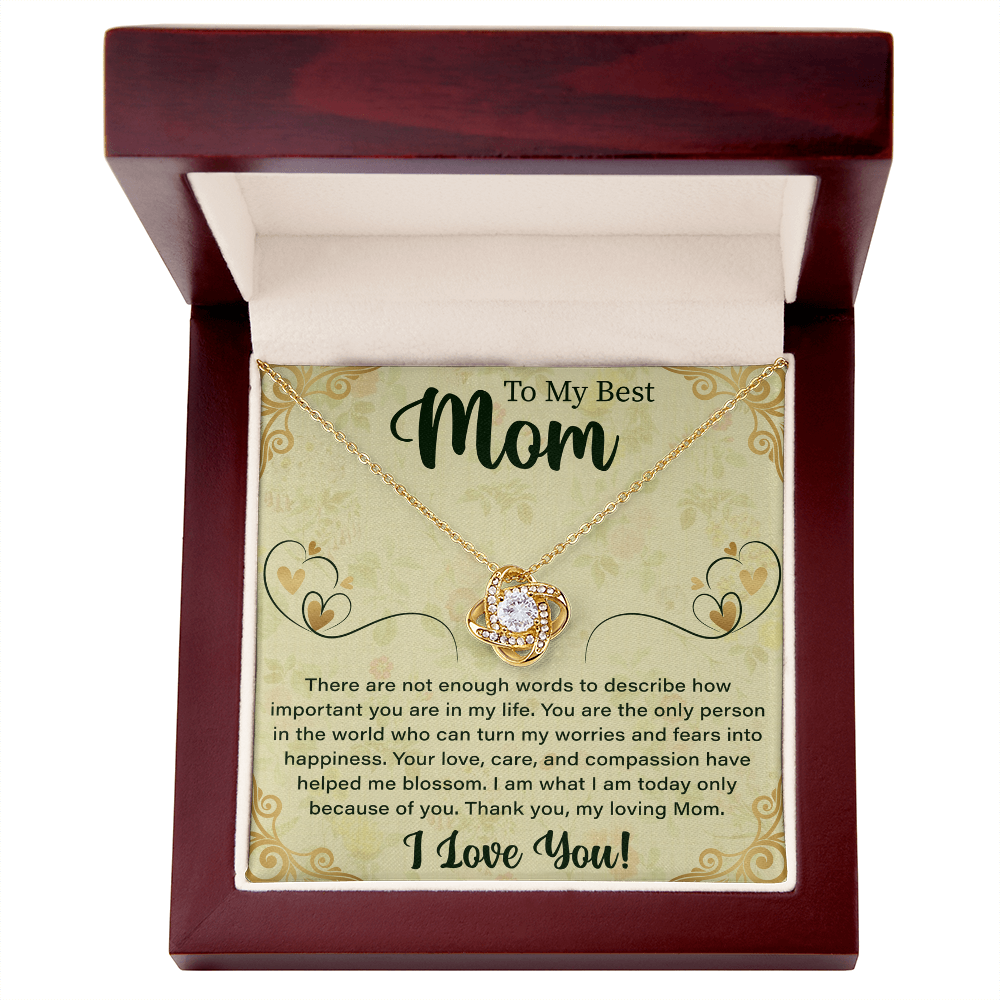 Necklace For Mom: To My Mom Presents, Mother's Day Birthday Gift Ideas From Daughter & Son