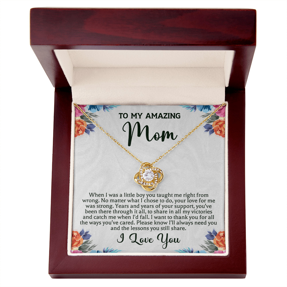 Mother's Day Necklace - To My Mom Necklace For Mother's Day Jewelry Birthday Gift